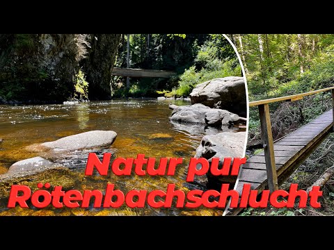 über Pfade immer dem Wasser entlang -- Genießerpfad Rötenbachschlucht