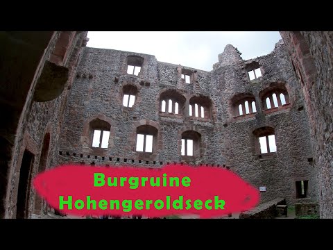 imposante Burgruine aus dem 12 Jhr. Burg Hohengeroldseck